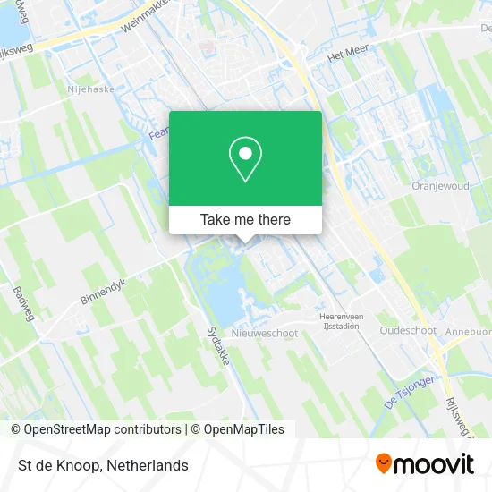 St de Knoop map