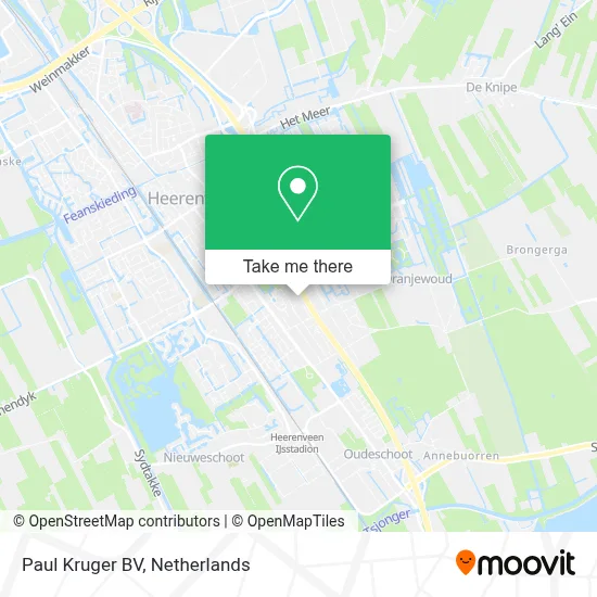 Paul Kruger BV Karte