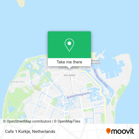 Cafe 't Kurkje map