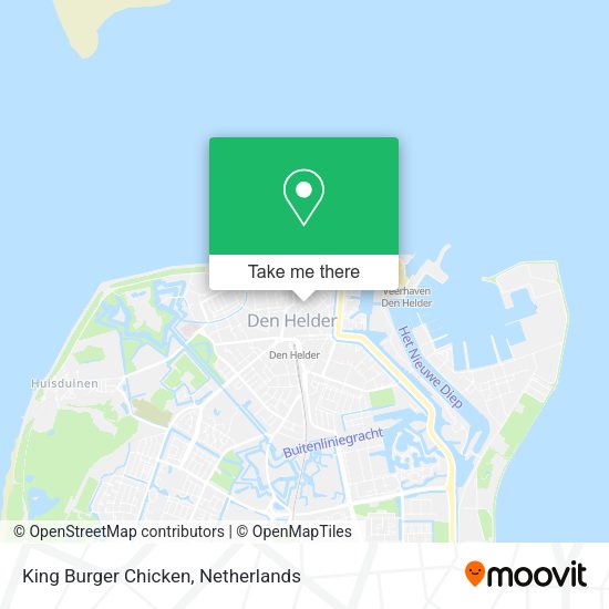 King Burger Chicken map