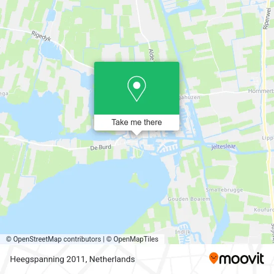 Heegspanning 2011 map