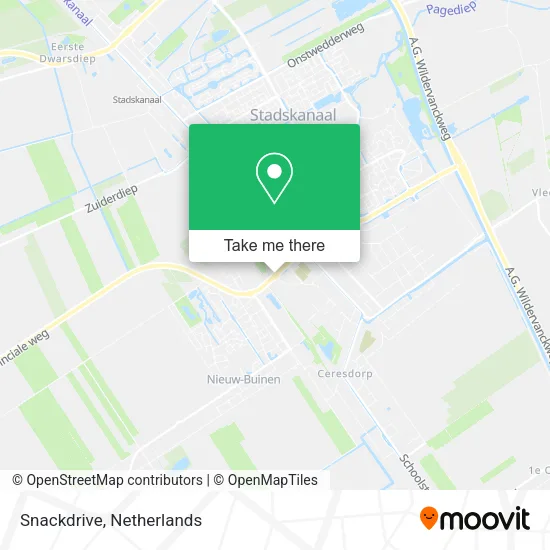 Snackdrive map