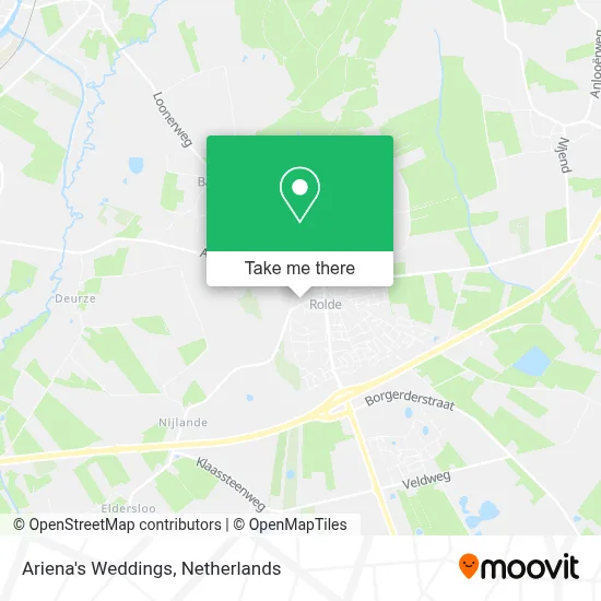 Ariena's Weddings map