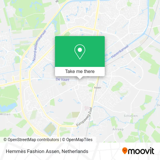 Hemmès Fashion Assen map