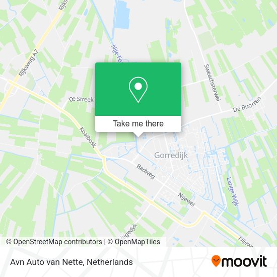 Avn Auto van Nette map