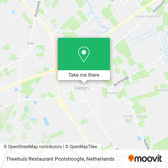 Theehuis Restaurant Poolshoogte map
