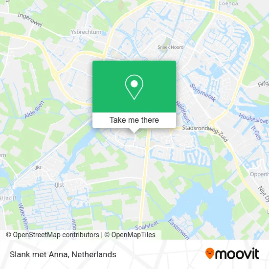 Slank met Anna map