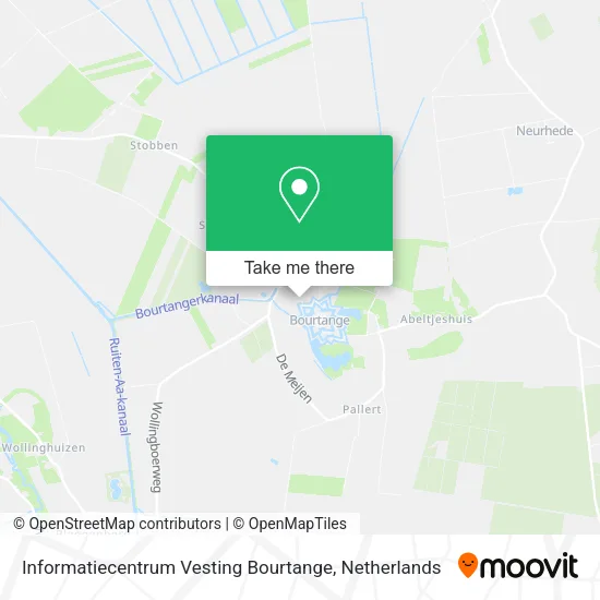 Informatiecentrum Vesting Bourtange map
