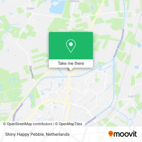 Shiny Happy Pebble map