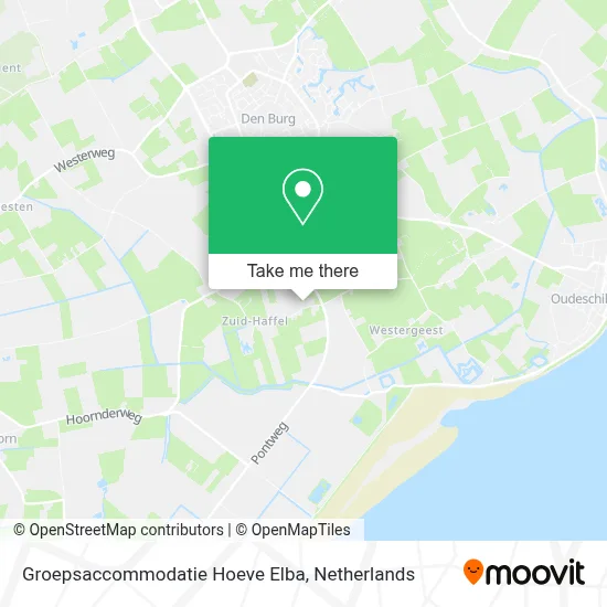 Groepsaccommodatie Hoeve Elba map