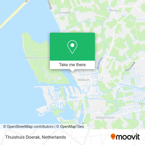 Thuishuis Doerak map