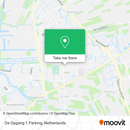De Opgang 1 Parking map