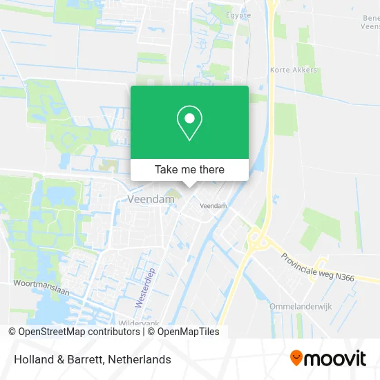 Holland & Barrett map