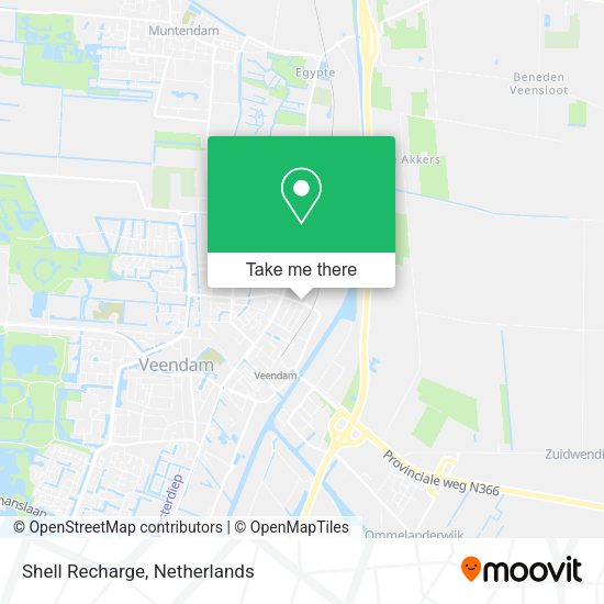 Shell Recharge map