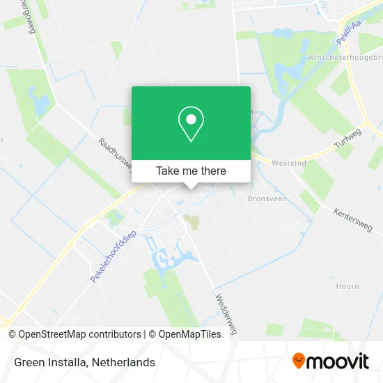 Green Installa map