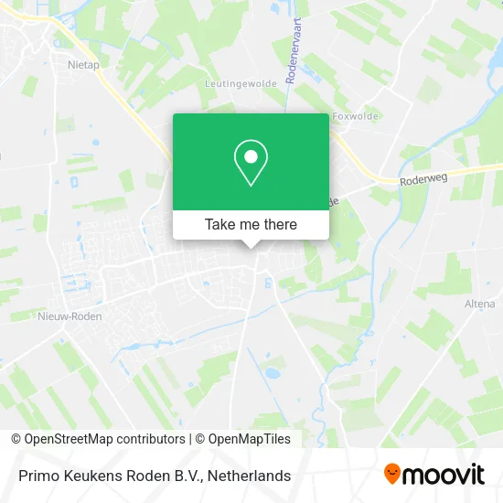 Primo Keukens Roden B.V. Karte