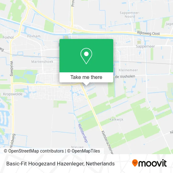 Basic-Fit Hoogezand Hazenleger map