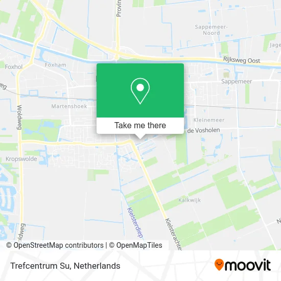 Trefcentrum Su map