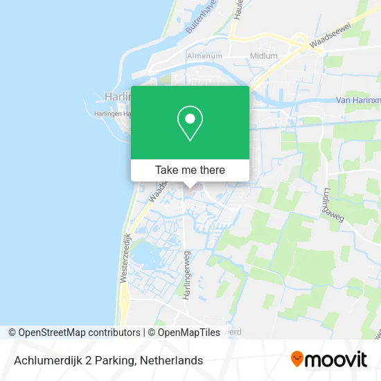 Achlumerdijk 2 Parking map