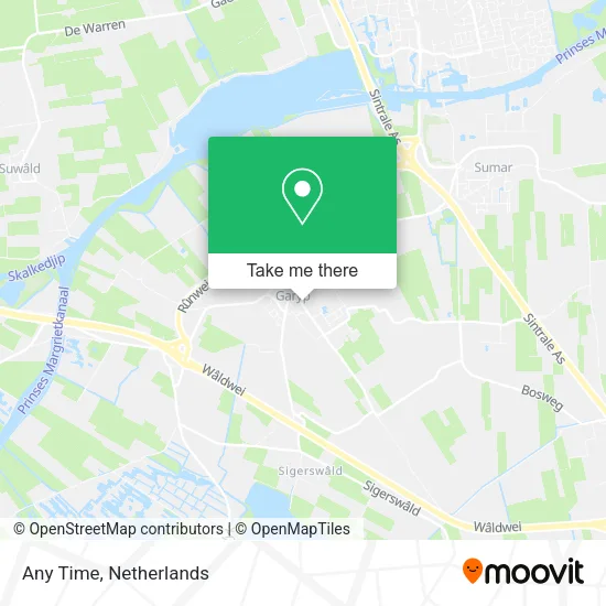 Any Time map