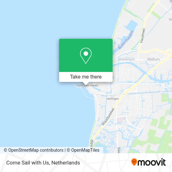 Come Sail with Us map