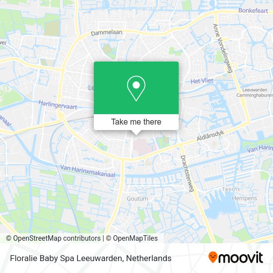 Floralie Baby Spa Leeuwarden map