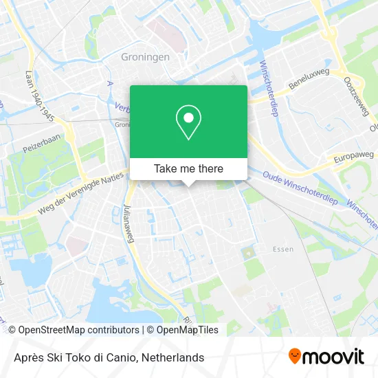 Après Ski Toko di Canio map