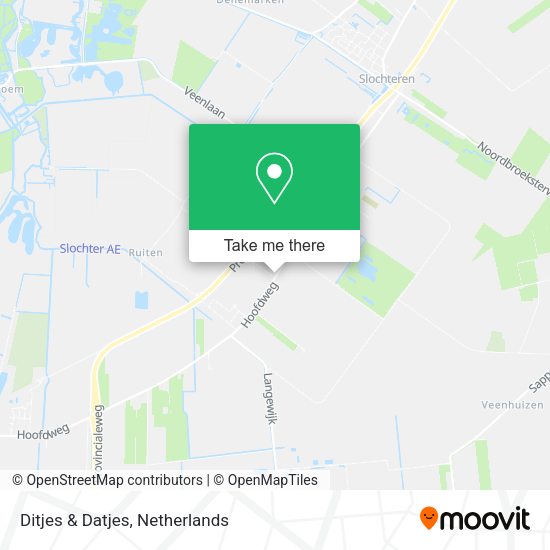 Ditjes & Datjes map