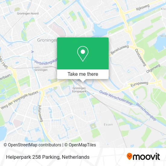 Helperpark 258 Parking map