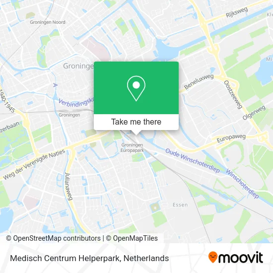 Medisch Centrum Helperpark map