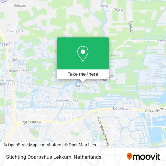 Stichting Doarpshus Lekkum map