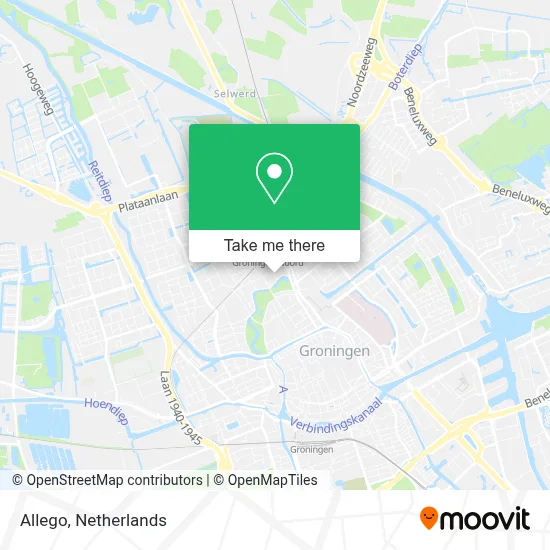 Allego map