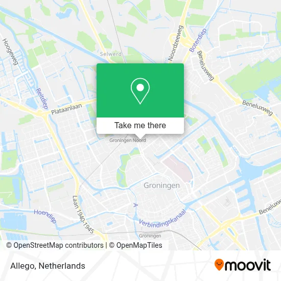 Allego map