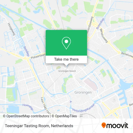Teeningar Tasting Room map