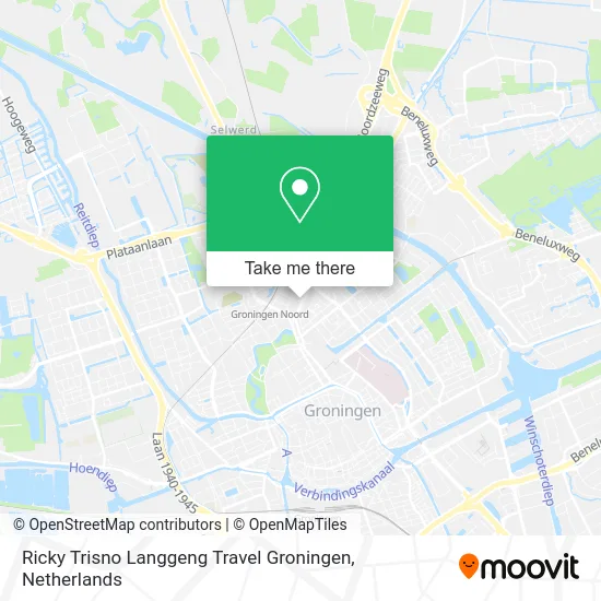 Ricky Trisno Langgeng Travel Groningen map