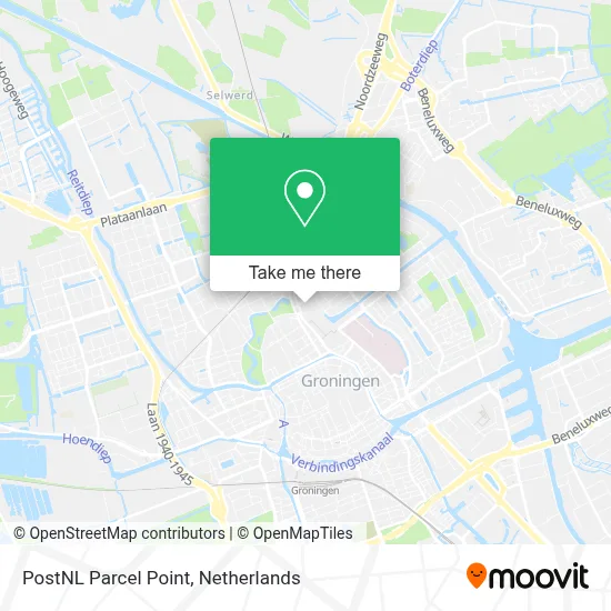 Postnl Pakketpunt map