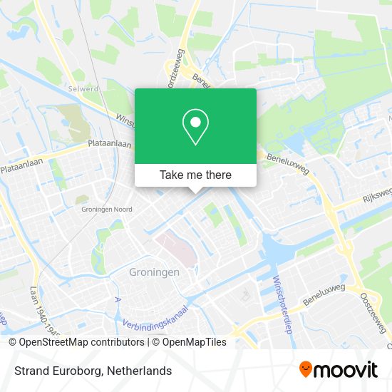 Strand Euroborg map