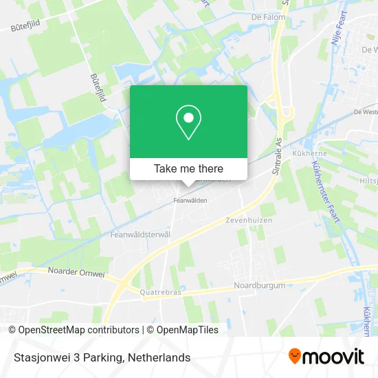 Stasjonwei 3 Parking map