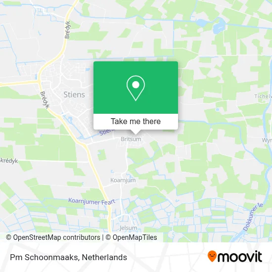 Pm Schoonmaaks map