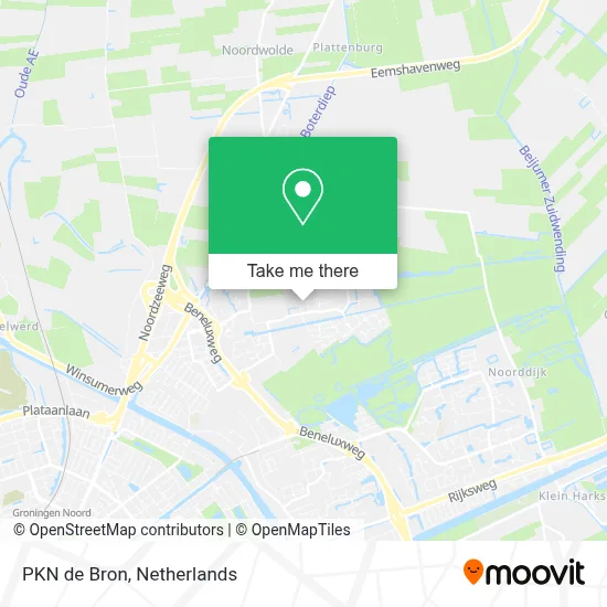 PKN de Bron map