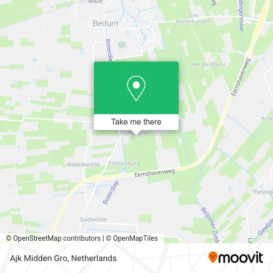 Ajk Midden Gro map