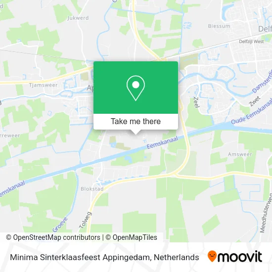 Minima Sinterklaasfeest Appingedam map
