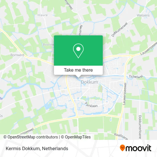 Kermis Dokkum map