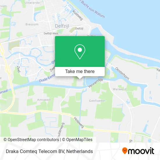 Draka Comteq Telecom BV map