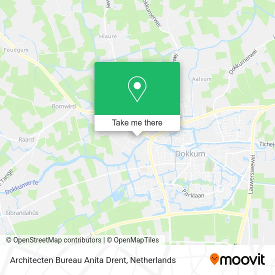 Architecten Bureau Anita Drent map
