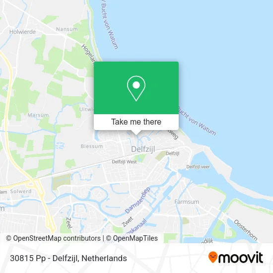 30815 Pp - Delfzijl map
