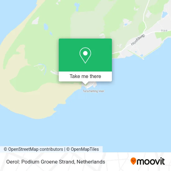 Oerol: Podium Groene Strand map