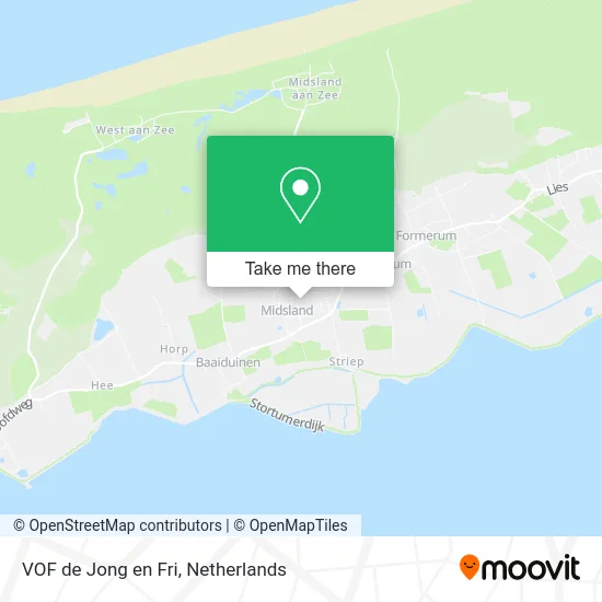 VOF de Jong en Fri map