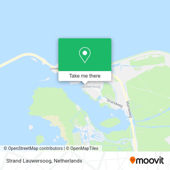 Strand Lauwersoog map