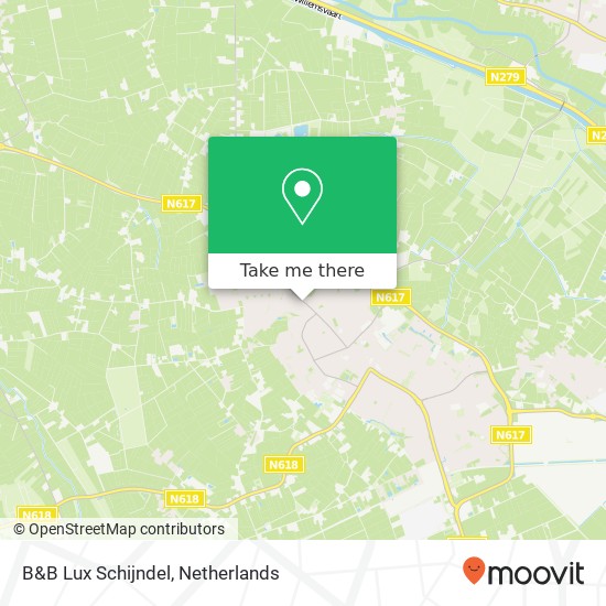 B&B Lux Schijndel map